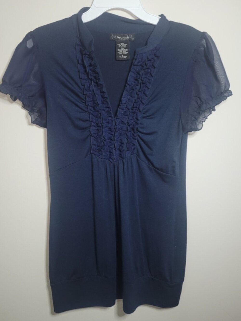 Fleurish Large Blue Top